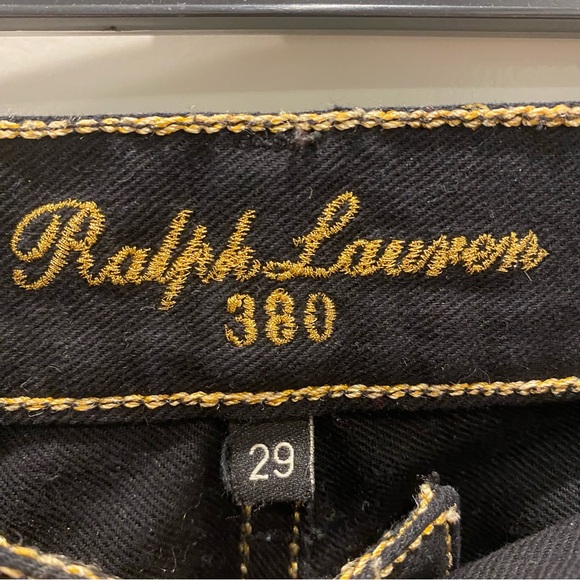 Ralph Lauren 380 Black Boot Cut Jeans - Picture 3 of 6